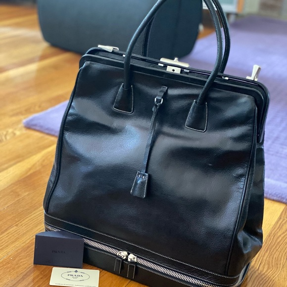 Prada Madras Cerniera weekender, Large - Picture 2 of 6